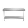 Mesa de Operação de Aço Inoxidável Espessado 304 Bancada Especial de Aço Inoxidável para Cozinha Mesa para Cortar Legumes Mesa de Carga para Restaurante Doméstico