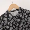 Camisa de Manga Corta y Peto para Niños de Verano Traje Infantil Estilo Hong Kong Ropa Formal Atuendo para Evento del Día del Niño