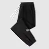 Pantalones Casuales para Hombre Marca de Moda Waffe Rectos Sueltos Deportivos Largos Primavera y Otoño Juventud Tendencia 2024