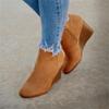 Botines Planos de Cuña Nuevos Otoño/Invierno 2025 para Mujer, Botas Chelsea Vintage Independientes Transfronterizas, Botas para Mujer de Talla Grande