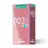 Japón Okamoto Condón Súper Lubricado Serie Pura Delgada Poliuretano 001 Platino 003 Condón Ultrafino con Ácido Hialurónico
