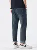 Ropa de Hombre Fengshe / Verano 2026 Jeans para Hombre de Negocios Corte Recto Holgado Elástico Delgado Recto Jeans