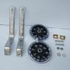Accesorios para coche de bebé rueda auxiliar de 12 pulgadas - 20 pulgadas rueda auxiliar de equilibrio rueda auxiliar silenciosa con luz intermitente suministros para montar niños