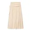 Comercio Exterior Transfronterizo 2026 Otoño Nuevo Estilo de Moda Top Acampanado con Bordes Volantes + Falda Plisada Conjunto de Dos Piezas