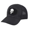 Gorra de Béisbol Camuflaje Punisher Militar Fan Deportes al Aire Libre Gorra de Malla Pico de Pato Calavera Parasol Táctica En Stock Venta al Mayoreo