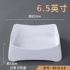 Plato para Restaurante Hot Pot Barra de Autoservicio Plato para Guarnición de Barbacoa Melamina Comercial Creativo Popular Restaurante Blanco Imitación Porcelana Vajilla