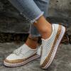 Zapatos con borlas para mujer, comercio exterior, talla grande, otoño 2022, nuevos colores a juego, cabeza redonda, planos, casuales, zapatos de mujer al por mayor