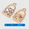 Pulseira Colar Pingente DIY Acessório Materiais Estrela de Cinco Pontas Cadeado Liga Conector de Pingente Único Joia