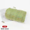 Hilo de Algodón Retorcido a Mano Estilo Xizang de 1 mm para Manualidades, Hilo para Pulseras, Cuerda para Tejer, Cuerda de Algodón Hecha a Mano para Bricolaje, Hilo para Pulseras, Cuerda Trenzada Enrollada