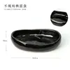 Jianshanchifang Liu Enseñanza Especial Arreglo Floral Negro Arreglo Floral Soporte para Flores Danza de la Grulla Zen Japonés Ikebana Adornos