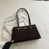 Comercio Exterior Estilo Coreano Otoño 2026 Nuevo Bolso de Mano de Gamuza Flockado Mate Bolso Tote Retro Gran Capacidad Bolso de Viaje para Mujer