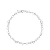 Collar de plata 925 con forma de corazón, cadena hueca, cadena sencilla apilada para clavícula, joyería femenina, regalo para novia.