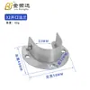 Base de Brida Engrosada de Acero Inoxidable Soporte de Carga Barra Colgante para Armario Soporte Fijo para Tubería Soporte de Hardware Montado en Pared Soporte para Barra de Cortina