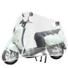 Funda de lluvia transparente desechable para bicicletas, cubierta protectora completa para vehículos de carretera y montaña, portátil y lista para usar