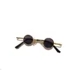 Nova moda óculos de sol 3-10 anos de idade pequenas armações de metal redondas para crianças óculos personalizados decoração de óculos de sol de moda de rua