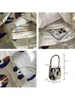 Bolsa Balde Vintage de Inverno 2024 Bolsa de Ombro Ins Imitação de Pele de Cordeiro Estampa de Leopardo Padrão de Bolinhas Onduladas Bolsa Transversal de Pelúcia Bolsa de Tecido