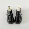 Zapatos de cuero para mujer estilo británico gruesos de tacón grueso y suela gruesa JK, nuevo modelo de otoño 2026, mocasines retro de suela blanda que aumentan la altura