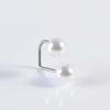Anillo de Labio de Aleación de Titanio F136 Barra D Perla Uña de Labio Bola de Arcilla Blanda Perforación Corporal Hebilla de Oreja Aretes Joyería de Titanio Astm