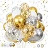 Set de Globos Transfronterizo 60 Piezas Venta al por Mayor en Amazon Accesorios de Decoración de Cumpleaños Set de Globos Flotantes de Helio