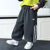 Pantalones deportivos de chándal para niño para primavera y otoño, estilo coreano, pantalones casuales holgados y elegantes para niños, pantalones largos versátiles para niños pequeños, comercio exterior