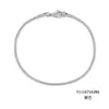 Pulsera de cadena de serpiente redonda simple japonesa y coreana acero inoxidable chapado en oro cuerda para la mano joyería de moda para hombres y mujeres pulsera fina venta al por mayor