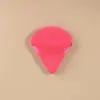 Nuevo Puff Triangular de Terciopelo Suave de Venta Caliente que No Absorbe el Polvo, Puff Abanico tipo Cushion para Fijar Polvos Sueltos