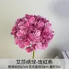 Serie Rojo Rosado Flores Artificiales para Decoración de Bodas, Accesorios para Fotografía en Casa, Lilas y Claveles Artificiales