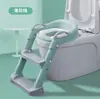 Escalera para Inodoro Infantil Escalera Auxiliar para Niños Asiento de Inodoro Plegable Asiento de Inodoro Ajustable para Bebés Hombres y Mujeres