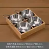 Set Creativo de Vajilla de Nueve Compartimentos para Restaurantes Comerciales de Hot Pot y Barbacoa, Plato con Guarniciones, Bandeja de Bambú, Plato de Exhibición Dividido