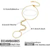 Acessório estiloso em camadas, doce e cool: Pulseira entrelaçada em aço inoxidável 316 banhada a ouro 18k com zircônia colorida em formato de coração para mulheres