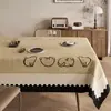 Mantel vintage, impermeable y a prueba de aceite, no necesita lavado, nuevo modelo 2026, lujo ligero con un toque de alta gama, mantel rectangular para comedor y cubierta para mesa de centro