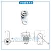 Cerradura de tubo redondo tipo flor de ciruelo, cerradura axial de canicas, cerradura de lengüeta giratoria, cerradura de canicas de cara final, cerradura de canicas tipo abierto, cerradura de tubo