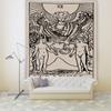 Pano de tarô para pendurar, comércio exterior, personagem de mito retrô, fundo, pano decorativo, casa, quarto, cabeceira, tapeçaria decorativa vertical