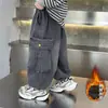 Pantalones Vaqueros de Terciopelo Grueso para Niños Otoño e Invierno 2026 Nuevo Estilo Pantalones Largos de Terciopelo Engrosados de Invierno para Niños Pantalones de Bebé de Terciopelo de Moda