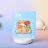 Ímã de Geladeira de Metal Lanterna de Palácio Luminosa de Xangai Hangzhou Coleção de Viagem Criativa Lembrança Presente para Presentear