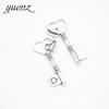YuenZ DIY vintage aleación accesorios de joyería llavero colgante colgante al por mayor 43 * 19MM O253