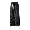 Calça Corduroy Estilo Retrô Americano para Homem Outono High Street Solta Reta Casual Calça Esportiva Marca Tendência