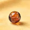 Vidro para cinzas de incenso, contas soltas, contas redondas, pulseira DIY, pingente de celular, fera devoradora de ouro multi-tesouro de cinco cores, materiais e acessórios para beadwork artesanal