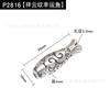 Pulsera de Pescado Curvado Estilo Antiguo de Plata Pura 999 Accesorios de Joyería DIY Accesorios de Pescado de la Suerte de Plata Tailandesa para Hombres y Mujeres Venta al por Mayor