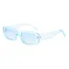 Gafas de Sol Rectangulares para Hombres y Mujeres Moda Retro Gafas de Sol de los 90 Protección Montura Cuadrada Fresca Gafas Clásicas