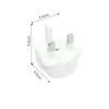 Adaptador de Viagem Padrão Britânico Plugue de Viagem Padrão Britânico Maldivas Malásia Hong Kong Tomada de Viagem Padrão Britânico