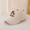 Gorra de Béisbol Estilo Primavera Oso para Niños Sombrero para el Sol al Aire Libre Sombrero de Sol Animal Lindo para Bebé Gorra de Pico de Pato