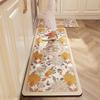 Alfombrillas de Cocina Retro Americanas Especiales de Diatomeas Absorbentes Antideslizantes a Prueba de Aceite Limpiables Alfombra Sin Lavado