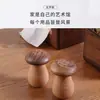 Porta Palillos de Madera de Nogal para Uso Doméstico, Caja de Palillos de Gama Alta, Madera de Nogal, Nuevo Estilo Chino, Madera Natural, Moderna y Sencilla
