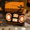 Exquisita y práctica caja de regalo para juego de tazas de café, regalo de taza de cerámica particularmente hermoso, perfecto para regalo del Festival Qixi