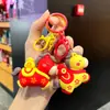 Chaveiro de Ano Novo 2026 Fique Rico Criativo Desenho Animado Cavalo do Zodíaco Pingente de Chave Pingente de Bolsa Pequeno Presente