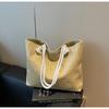 Bolso de Paja Tejida de Moda Nueva Tendencia Transfronteriza 2025 Bolso Tote de Hombro de Gran Capacidad Bolso de Mano Fresco Pequeño de Axila para Mujer