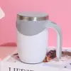 Vaso Mezclador Eléctrico Personalizado Vaso de Agua para Perezosos Vaso Eléctrico Portátil Magnético Automático para Café Vaso para Leche de Soya Acero Inoxidable