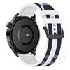 Correa de Silicona para Reloj de Dos Tonos Adecuada para Samsung Huawei Fit4 Gt6 Gt4 20 22mm Xiaomi Pulsera Universal de Color Contrastante