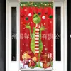 Produtos Quentes Transfronteiriços Amazon Temu Shein Aliexpress Decorações de Porta para Feriados 2D 3D Decorações de Porta Transfronteiriças de Seda Leite